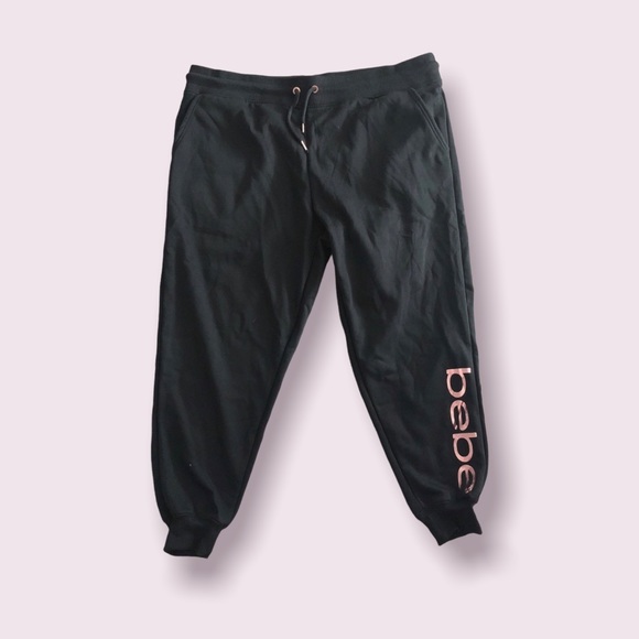 Bebe Sport Jogger Pants with Pockets in Black, Size 3X New w/Tag Retail $84 - Picture 9 of 9